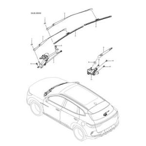 【並行輸入品】 Byd Seal u Song Plus dm-i ev 2021-2025フロント...