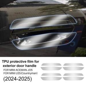 【並行輸入品】 ミニクーパーカントリーマン用傷防止保護フィルム tpuハンドル ドア ハンドル u2...