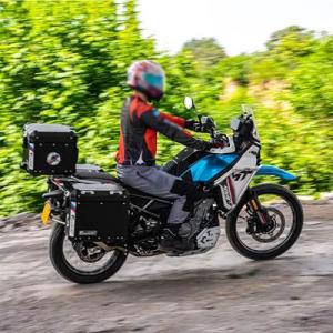【並行輸入品】 バイクアクセサリートップボックスラック サイドパニエブラケット cfmoto適合 450mt 450-mt 2023 2024 ラゲッジサドルバッグサポート サイド