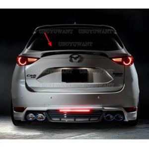【並行輸入品】 Mazda cx5用リアスポイラー トランク カーボン 装飾 白黒 2017-2018-2019-2020