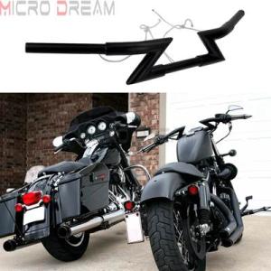 【並行輸入品】 カフェレーサー1 インチzバーハンドルハーレーカスタムスクランソフテイルダイナxl ...