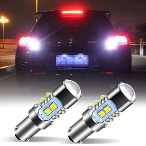 【並行輸入品】 2個キセノンホワイトエラーフリー12v-24v Bay9s led H21W 641...