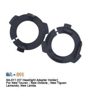 【並行輸入品】 2x led H7アダプタヘッドランプヘッドライト電球ホルダーアダプタベースフォルク...