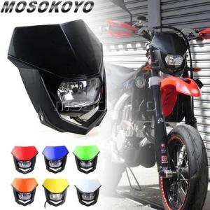 【並行輸入品】 デュアルスポーツモトクロスmxヘッドライトヤマハwr yzf 250 450 kaw...