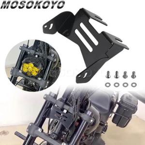 【並行輸入品】 LEDヘッドライトブラケット ハーレー バハランプキット lp6 flfb flfb...