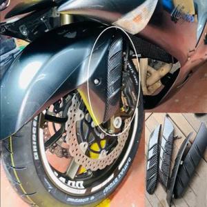 【並行輸入品】 カワサキZx14r用フロントフェアリング ショックアブソーバー サイドパネルカバー ...