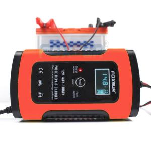 並行輸入品】 FOXSUR 12V 24V オートバイ ゴルフ カーバッテリー充電器