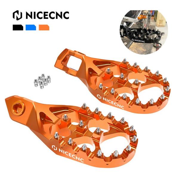 【並行輸入品】 ktm フットレスト フットペグ Nicecnc 鍛造 xc xcf sx sxf ...