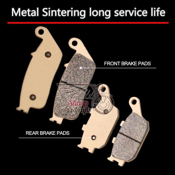 【並行輸入品】 ホンダ オートバイ ブレーキパッドキット 銅ベース フロント リア VT1300 c...