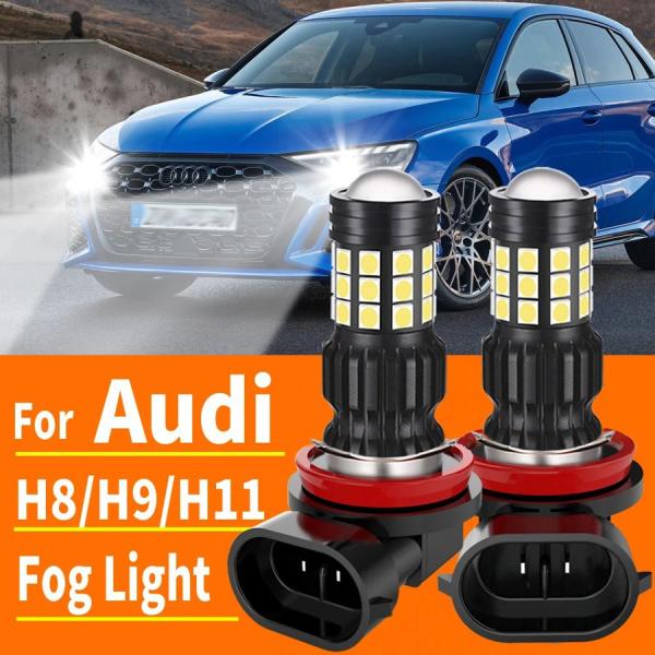 【並行輸入品】 アウディ 2X ledフォグライトブラブ H8 H9 H11 ランプ canバスエラ...