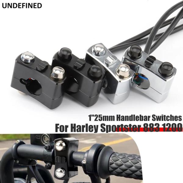 【並行輸入品】 ハーレー オートバイ ハンドルバースイッチ 25mm ファット ボブ コントローラー...