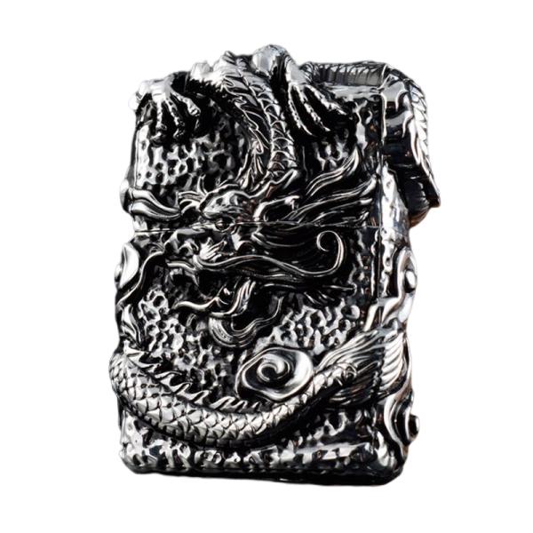 【並行輸入品】 ゾロフリントライターガソリンライター 灯油 金属重装甲リリーフドラゴンライター 超ク...