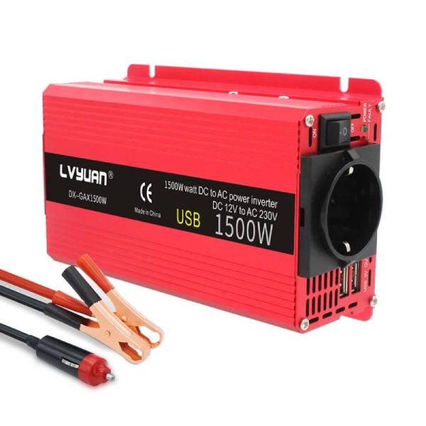 【並行輸入品】 車 インバーター 1500ワット 電源dc 12v ac 110v 220v 230...