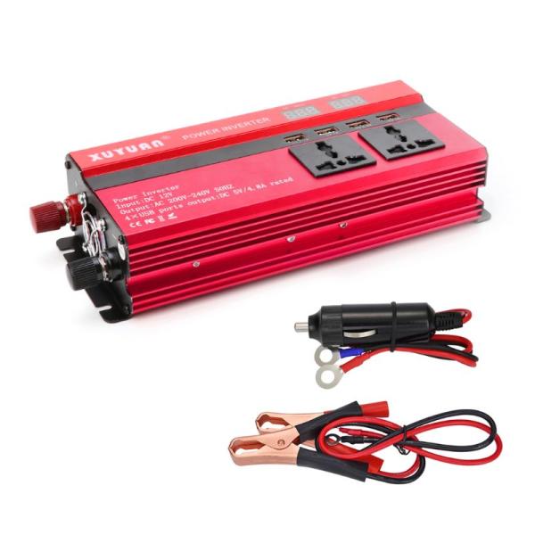 【並行輸入品】 ソーラー正弦波インバーター 4000W 4 USB dc12 ac110v 220v...