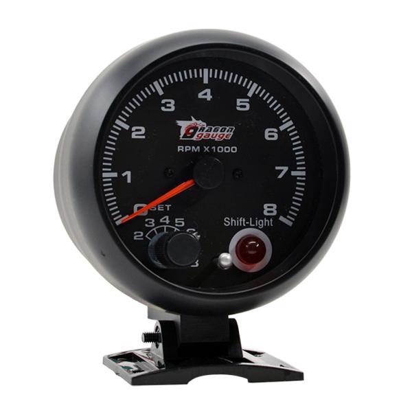 【並行輸入品】 自動ポインターメータ rpmメーター シフト ライト 計 ガソリンエンジン 4 6 ...