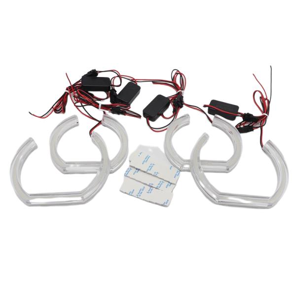 【並行輸入品】 メルセデス 車 ヘッドライトキット エンジェルアイ ハローリング アクセサリー パイ...