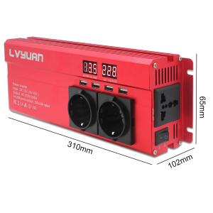 【並行輸入品】 カーインバーター 6000w 1...の商品画像