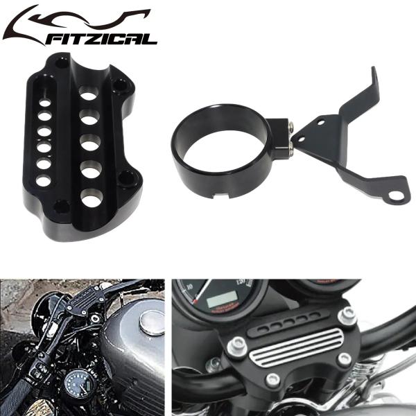 【並行輸入品】 ハーレー オートバイ インジケーター ライトカバー バイパスマウントブラケット スポ...