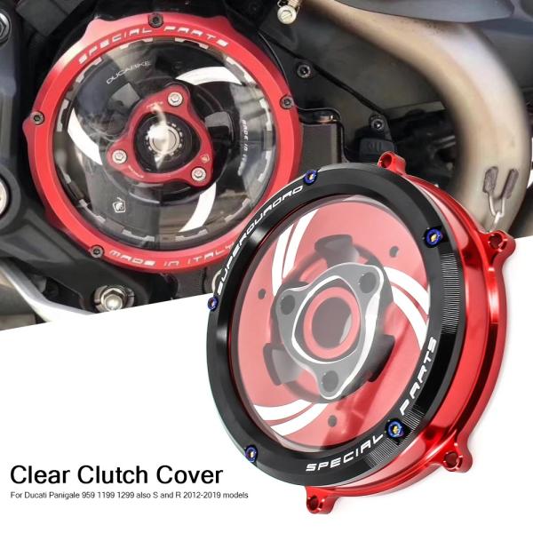 【並行輸入品】 ducati オートバイ クラッチ保護ケース cnc 透明 959 1199 129...