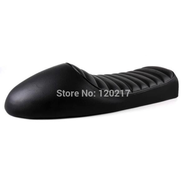 【並行輸入品】 オートバイ シート ヴィンテージ こぶ カフェレーサー サドル 黒 cg gn CB...