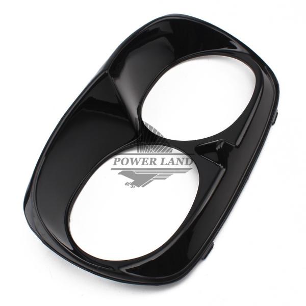 【並行輸入品】 黒bad boyイーグルホークシャープスタイルヘッドライトカバー ベゼルしかめっ面外...