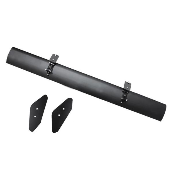 【並行輸入品】 アルミ製 カーリアスポイラー 110cm 43.3インチ 汎用 ブラック 軽量 gt...