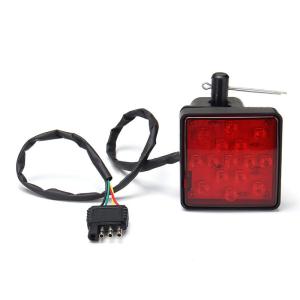 ヒッチメンバーカバー LEDライト付き ヒッチカバー 12V車 2インチ用