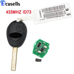 【並行輸入品】 bmw mini coopers r50 r53 2002-2005 リモートコントロールキー 2ボタン 433mhz id73 フル7935 pcf7930/31as チップ
