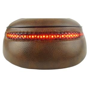 【並行輸入品】 カフェレーサー バイクシート フラットシート ブラットクッション レトロ led 点...