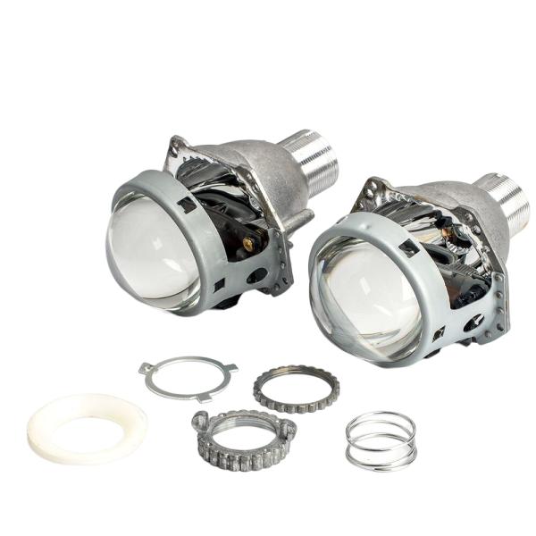 【並行輸入品】 車 ヘッドライト キセノン付き メタルフォーク 2パーツ 3.0インチ 4 hell...