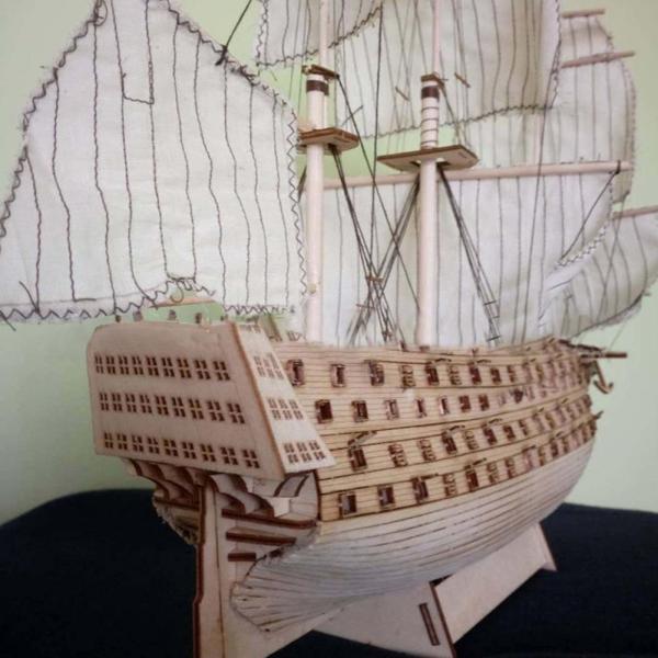 木製 海軍 帆船 組み立てる キット 木材 モデル Diy プラモデル