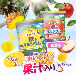 グミサプリ 鉄&カルシウム 60粒 1...の詳細画像2