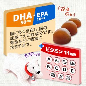 グミサプリ DHA&ビタミン 60粒3袋 60...の詳細画像3