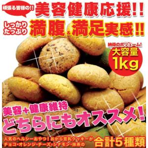 訳あり豆乳おからクッキー1kgソフトタイプ 爆...の詳細画像1