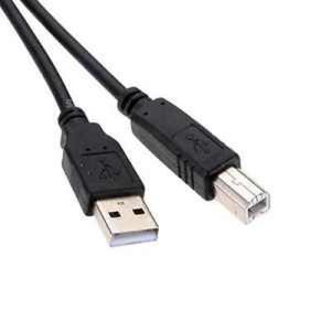 USBケーブル(タイプAオス-タイプBオス) 1.8m ブラック(定形外郵便、代引不可、送料別商品)