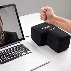 【並行輸入品】BIG ENTER 押せる USB 巨大エンターキー クッション おもしろグッズ イン...