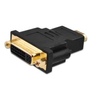 DVI-I (24+5pin) メス - HDMI オス 変換アダプタ アダプター ケーブル コネク...