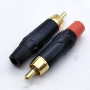 【並行輸入品】RCAプラグ 《赤》 金メッキ ...の詳細画像1