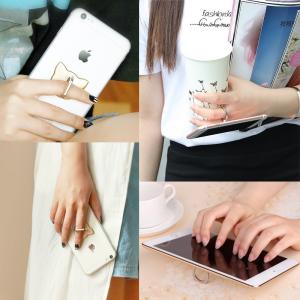 【並行輸入品】猫型 スマホリングスタンド 《シ...の詳細画像2