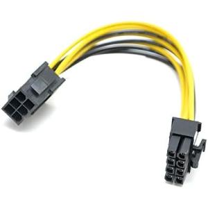 【並行輸入品】6ピンメス - 8ピンオス GPU電源アダプターケーブル 変換ケーブル PCI-E グ...