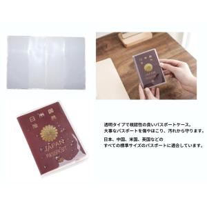 【並行輸入品】透明 パスポートカバー 無地 パ...の詳細画像1
