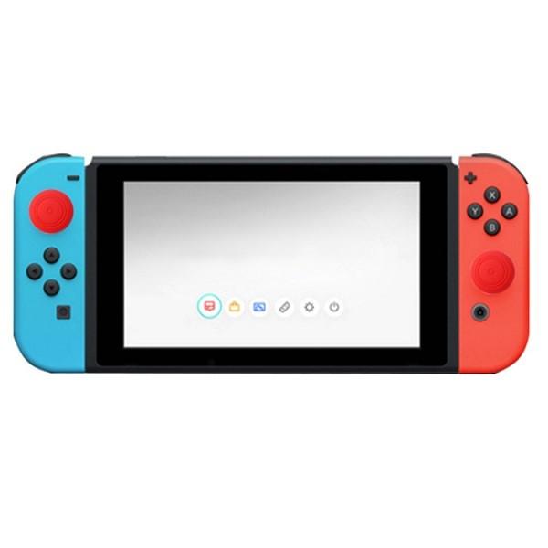 Nintendo Switch Joy-Conスティック用カバー 2個セット レッド キャップ 任天...