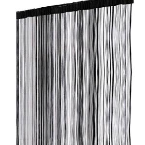 並行輸入品】ひもスクリーン 100×200cm ブラック ストリングカーテン