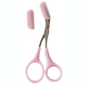 【並行輸入品】クシ付き 眉毛専用ハサミ アイブロウトリマー 眉ばさみ 眉はさみ(定形外郵便、送料別商品)