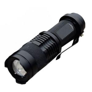 LEDハンディライトASAHI 充電器・18650充電電池付き 市販電池対応単4