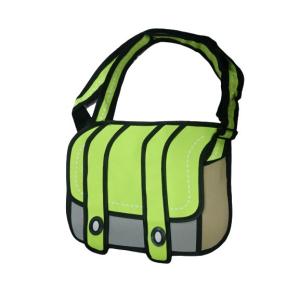 イラストのようなかわいいバッグ 二次元ショルダーバッグ グリーン イラストバッグ おもしろバッグ おしゃれ Youshowshop 通販 Yahoo ショッピング
