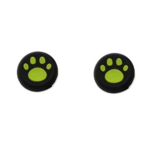 【並行輸入品】Switch用 アナログジョイスティックカバー 2個セット 肉球 《グリーン》 保護 キャップ グリップ ジョイコン スイッチ (定形外郵便、送料別商品)