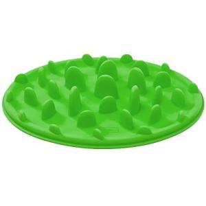 【並行輸入品】ペット 早食い防止 フードボウル シリコン 《Sサイズ》 《グリーン》 犬 猫 食器 皿(ゆうパケット、送料別商品)