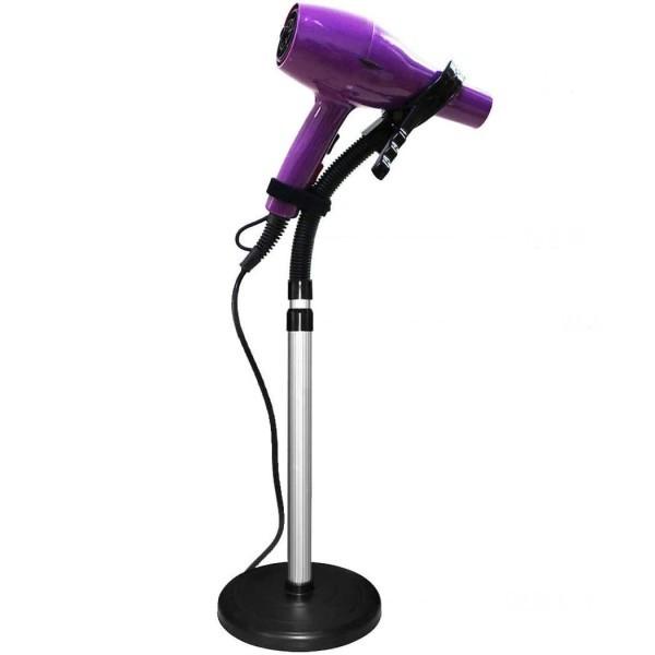 【並行輸入品】伸縮式 フレキシブルアーム ドライヤースタンド ヘアドライヤー スタンド ホルダー ラ...