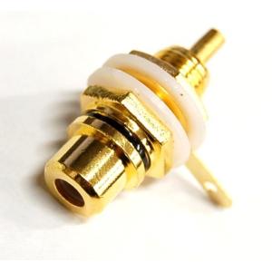 RCAジャック 2個セット(1ペア) 赤黒 金...の詳細画像1